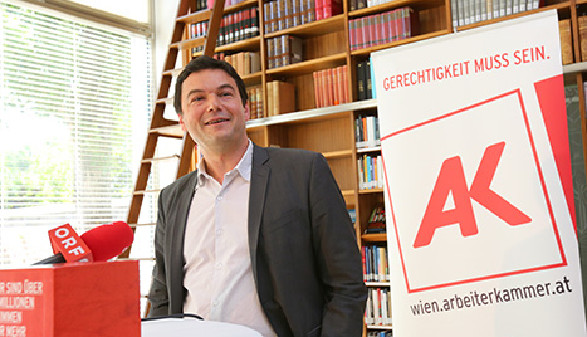 Thomas Pikettys Bestseller „Kapital im 21. Jahrhundert“ analysiert Gesetzmäßigkeiten, die hinter der Konzentration und Verteilung von Kapital stecken. © Günther Peroutka, AK Wien