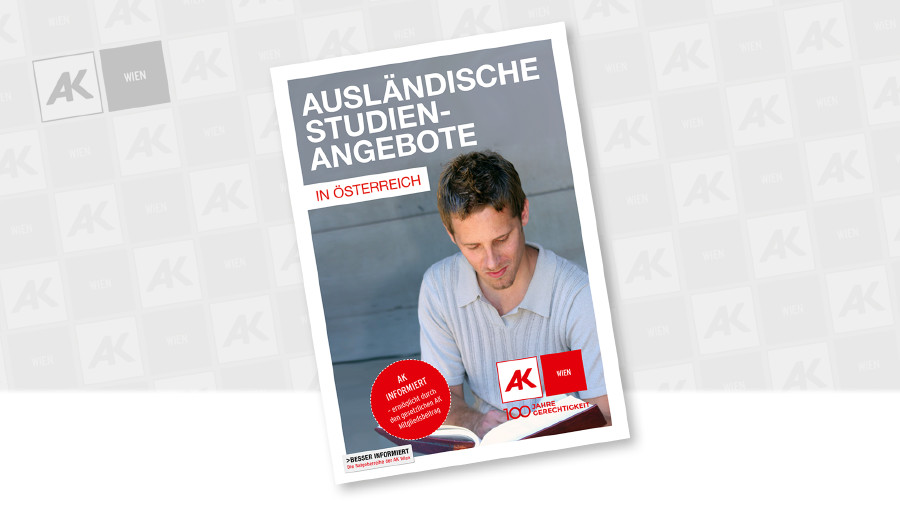 Cover der Broschüre © AK Wien, Dana Heinemann - stock.adobe.com