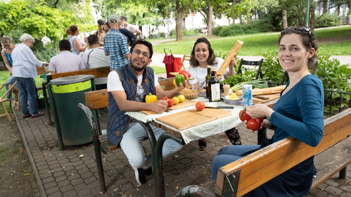 Kochen im Park © Thomas Lehmann Community Picknick © Thomas Lehmann