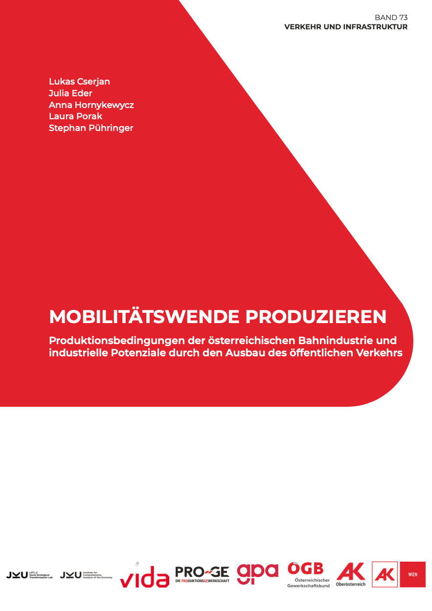 Cover Studie MOBILITÄTSWENDE PRODUZIEREN