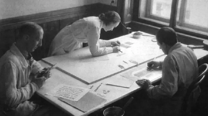 Marie Neurath und ihr Team