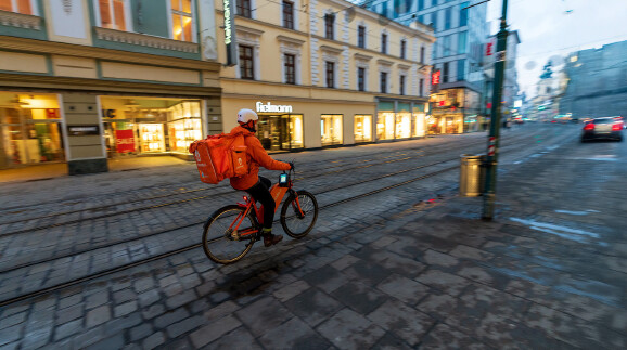 Lieferando Fahrradzusteller