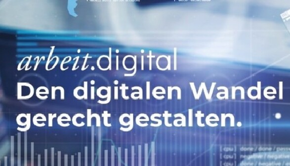 arbeit.digital Zukunftskonferenz Header - AK Wien: Den digitalen Wandel gerecht gestalten