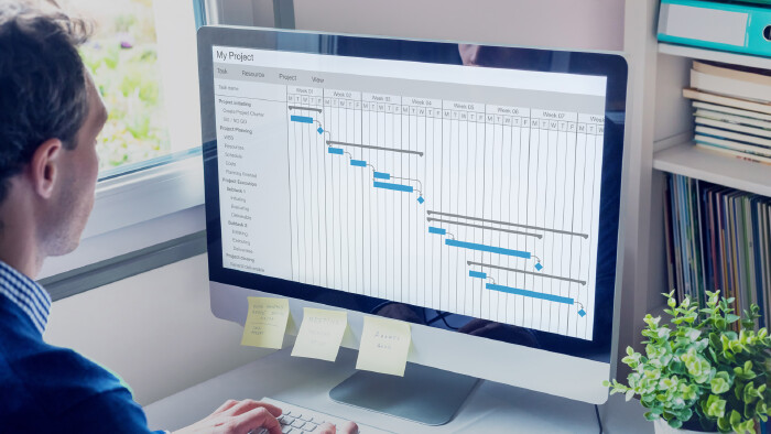 Projektmanager im Homeoffice