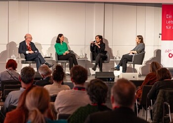Podiumsdiskussion am ersten Tag