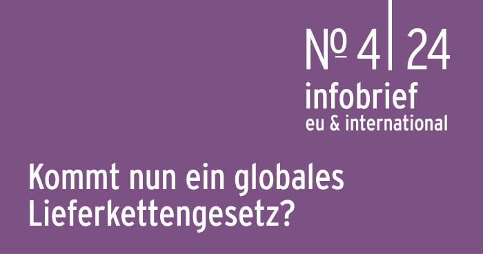 Ak Infobrief 4|24: Mayr: Unternehmerische Verantwortung: Kommt nun ein globales Lieferkettengesetz?