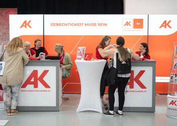 AK Wien-Stand beim Future Fit Festival 2025