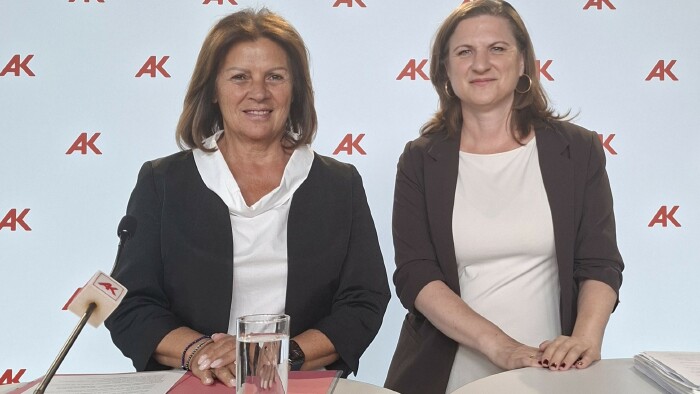 AK Pr&auml;sidentin Renate Anderl & Sandra Konstatzky, Leiterin der Gleichbehandlungsanwaltschaft