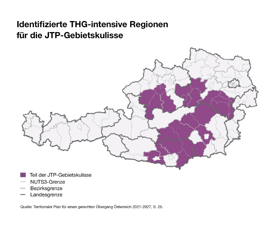 Territorialer Plan für einen gerechten Übergang Österreich 2021-2027