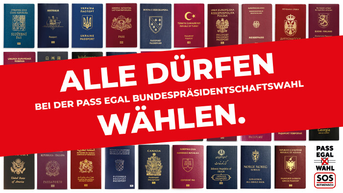 Alle dürfen bei der Pass egal Bundespräsidentschaftswahl wählen. © Andreas Kuffner