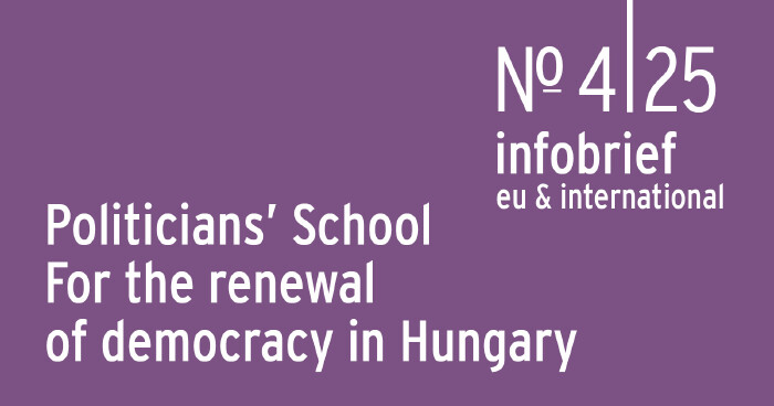 AK Infobrief 4_25 | Udvarhelyi For the renewal of democracy