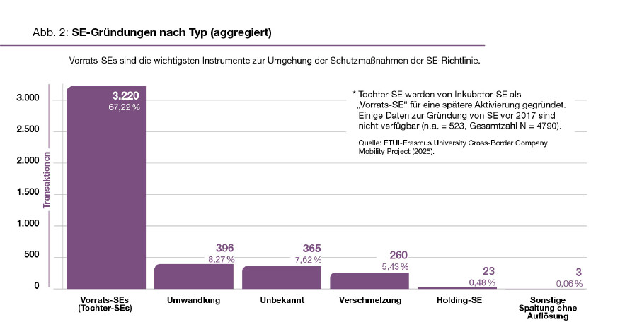 Abb. 2: SE-Gr&uuml;ndungen nach Typ (aggregiert)