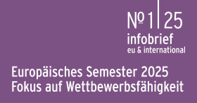 Infobrief 1|25 | Wegerer: Europ&auml;isches Semester 2025: Fokus Wettbewerbsf&auml;higkeit
