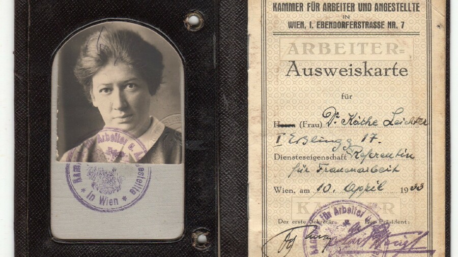 Käthe Leichters Ausweiskarte aus 1933
