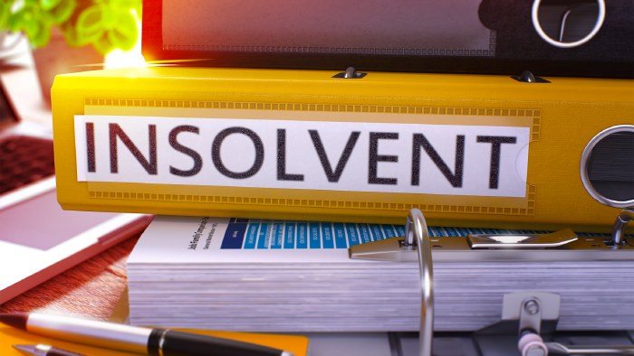 © tashatuvango - stock.adobe.com Ringmappe mit Beschriftung "Insolvenz" © tashatuvango - stock.adobe.com