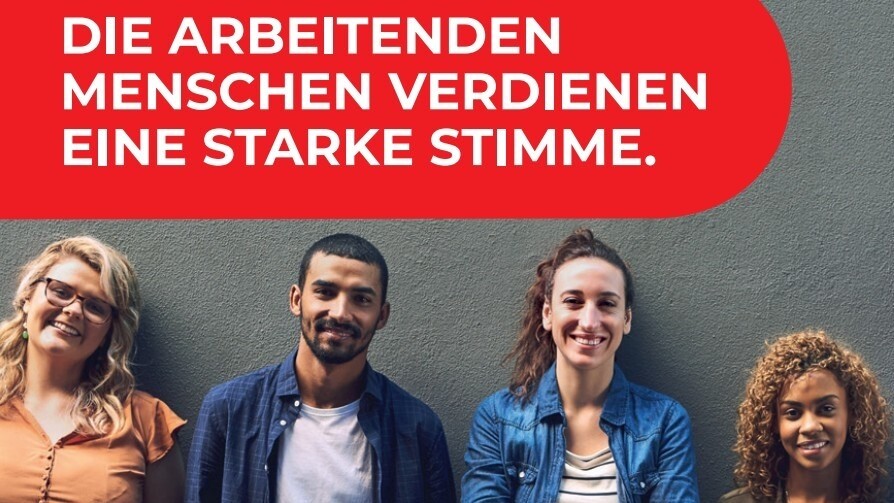 Die arbeitenden Menschen verdienen eine starke Stimme
