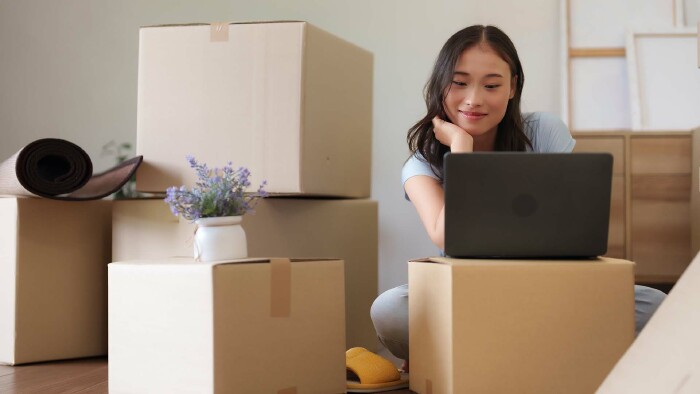 Umzug in neue Wohnung