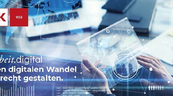 arbeit.digital Zukunftskonferenz Header - AK Wien: Den digitalen Wandel gerecht gestalten