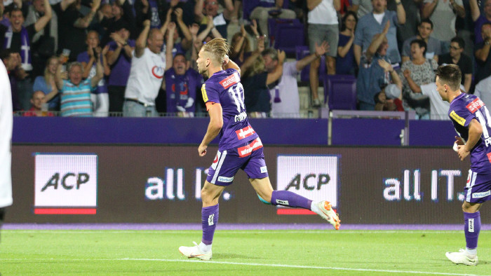 © Austria Wien Jubel der Nummer 10 © Austria Wien