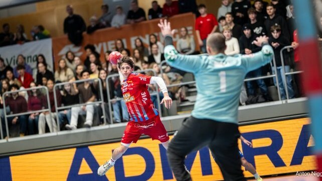 Handballer beim Spiel
