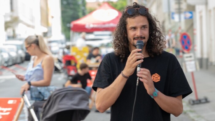 Beatboxen mit Geo Popoff © Erwin Schuh Beatboxen mit Geo Popoff