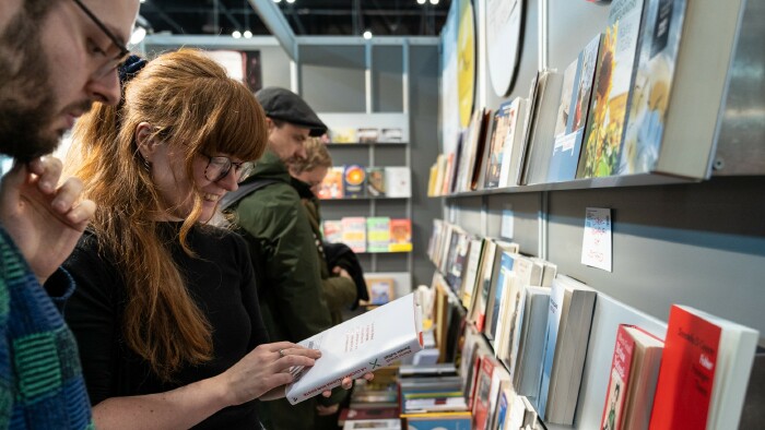 Besucher:innen auf der Buch Wien