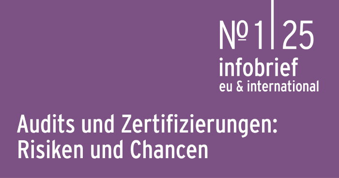 Infobrief 1|25 | Mayr: Nachhaltige Lieferketten: Audits und Zertifizierungen