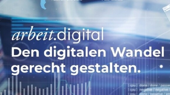 arbeit.digital Zukunftskonferenz Header - AK Wien: Den digitalen Wandel gerecht gestalten