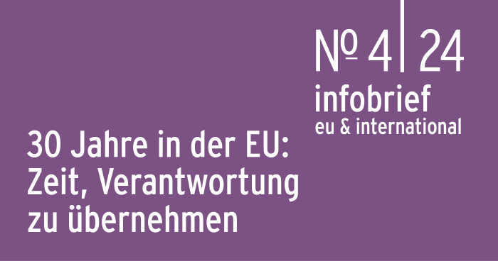 30 Jahre Mitgliedschaft &Ouml;sterreichs in der EU
