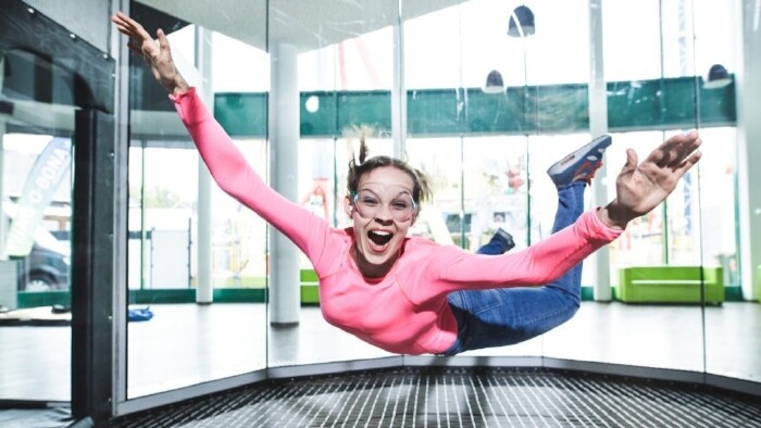 © Windobona Erleben Sie Indoor Skydiving im modernsten Windtunnel Österreichs