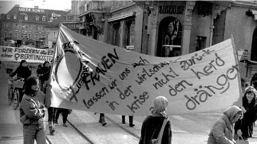 1979: Frauen gehen für ihre Rechte auf die Straße