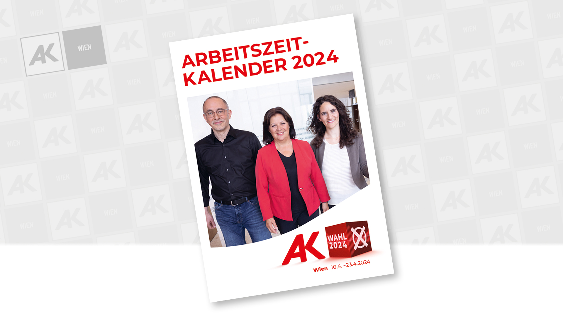 Arbeitszeitkalender 2024 Arbeiterkammer